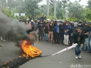 Aksi Solidaritas Wadas, Massa Demo di Jalan Pantura Semarang