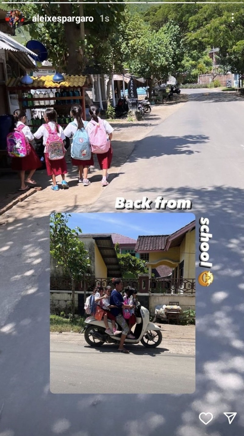 Rutinitas para pembalap MotoGP menjalani tes pramusim di Sirkuit Mandalika, Nusa Tenggara Barat.