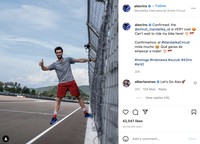Rutinitas para pembalap MotoGP yang menjalani tes pramusim di Sirkuit Mandalika, Nusa Tenggara Barat.