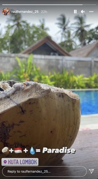 Rutinitas para pembalap MotoGP yang menjalani tes pramusim di Sirkuit Mandalika, Nusa Tenggara Barat.