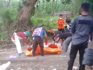 Pedagang Bawang yang Tenggelam di Sungai Jombang Ditemukan Tewas