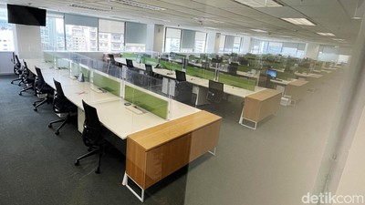PPKM Level 3, Kantor Non-Esensial Kembali WFH, Ruangan Lengang