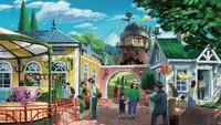 Taman Ghibli terletak di Aichi Earth Expo Memorial Park, kurang dari dua jam dari Kyoto dengan kereta api. Taman hiburan ini memiliki luas sekitar 17,5 hektar ketika selesai.