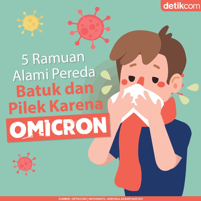 Cara alami redakan gejala omicron