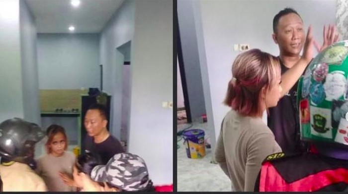 Fina Tiza eks istri Mike Dbagindaz digeruduk pengendara ojol.