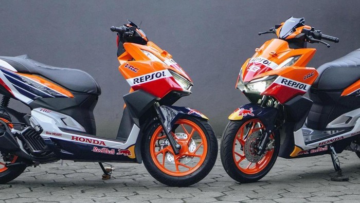 Honda Vario 160 buat Marc Marquez dan Pol Espargaro garapan Katros Garage
