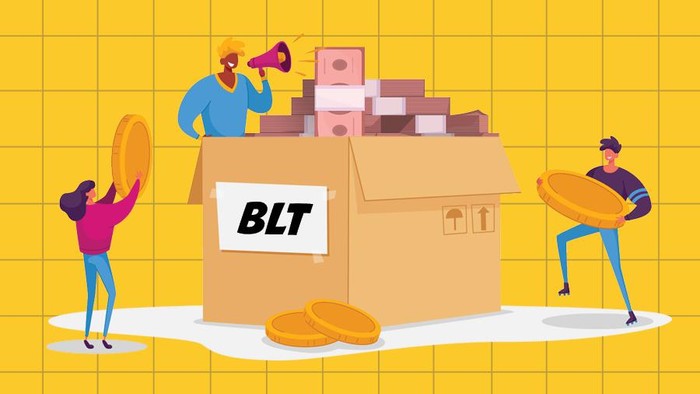Infografis BLT Rp 600 ribu