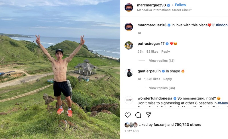 Postingan Pebalap MotoGP Paling Banyak Like