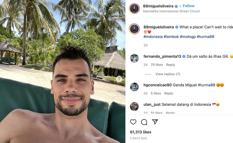 Postingan Pebalap MotoGP Paling Banyak Like Postingan Pebalap MotoGP Paling Banyak Like