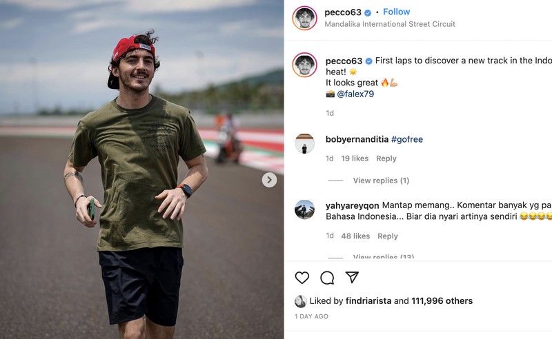 Postingan Pebalap MotoGP Paling Banyak Like