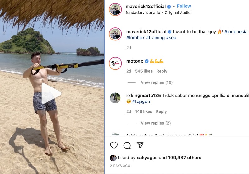 Postingan Pebalap MotoGP Paling Banyak Like