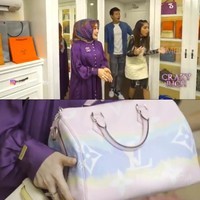 Selain mempunyai koleksi tas Hermes dengan harga fantastis, ia mempunyai tas Louis Vuitton series limited edition yaitu Louis Vuitton Speedy 30 Bandouliere Giant Monogram Pink Pastel. Menurutnya tas tersebut hanya ada satu di Indonesia. Koleksi tersebut merupakan keluaran Spring-Summer 2020 escape collection. Ia pun tidak mempunyai alasan spesifik membeli tas tersebut. Iya lucu aja, aku lihat di grup lucu langsung pesan, ungkapnya. Foto: Dok. Youtube Trans TV Official.