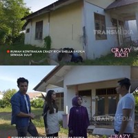 Dan inilah rumah bantuan tsunami yang dulu menjadi tempat tinggal Sheila Saukia dan suami. Dalam segala hal jangan lupa untuk selalu berdoa. Selama menikah saya mengontrak lima tahun dan pindah-pindah. Tepat di belakang rumah ini ada rumah bersejarah kami berdua dan tidak dijual hingga saat ini, ucap Shella. Ia sempat tinggal di rumah tersebut selama tiga tahun. Foto: Dok. Youtube Trans TV Official.