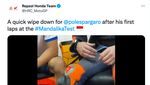 Foto: Rider MotoGP Kotor-kotoran di Tes Mandalika