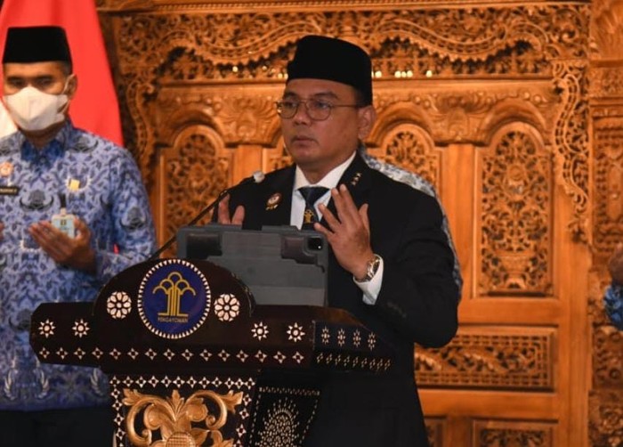 Sekretaris Jenderal Kementerian Hukum dan HAM (Kemenkum HAM), Komjen Pol. Andap Budhi Revianto