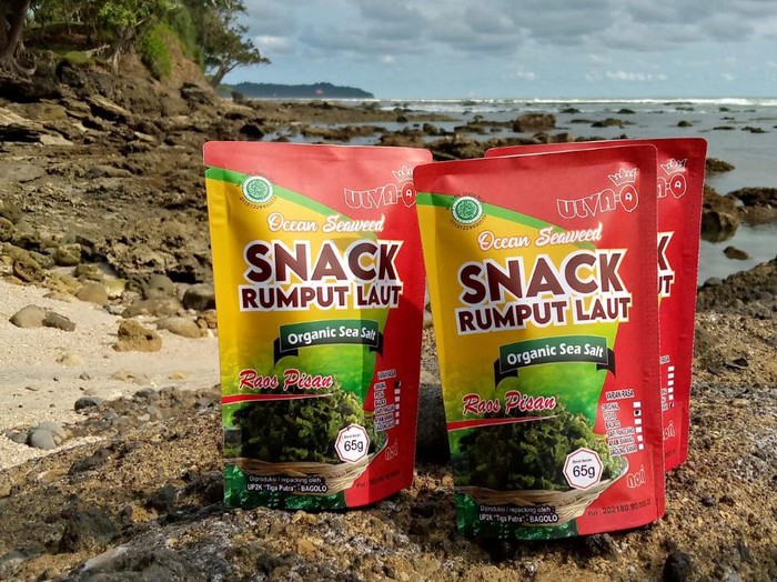 Snack rumput laut dari Pangandaran