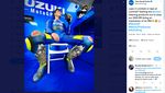 Foto: Rider MotoGP Kotor-kotoran di Tes Mandalika