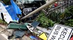 Begini Kondisi Bus TransJakarta Usai Tabrak Pembatas Jalan di Jaktim