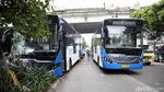 Begini Kondisi Bus TransJakarta Usai Tabrak Pembatas Jalan di Jaktim