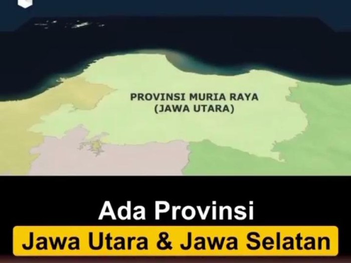 Tangkapan layar pemekaran wilayah Provinsi Jawa Utara, Kudus, Jumat (11/2/2022).