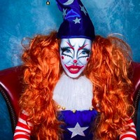 Vlad mengaku menikmati setiap perubahan dirinya lewat makeup yang ia terapkan. Dia mengaku setiap harinya bisa makeup kurang dari tiga jam.“Aku terinspirasi dari badut, mayat, sejarah mode. Aku akan menciptakan berbeda-beda karakter,” katanya.Foto: dok. Instagram/@vladvonkitsch