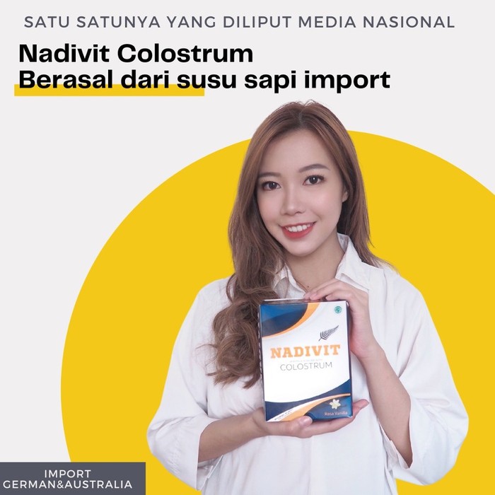 Susu Nadivit Colostrum Penuhi Nutrisi untuk Atasi Masalah Punggung
