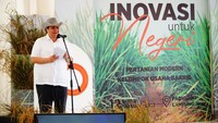 Airlangga mengatakan, proyek tersebut telah berkontribusi terhadap penyediaan pangan bagi bangsa Indonesia, khususnya masyarakat Lampung. Terlebih pengembangan padi gogo ini memanfaatkan teknologi dan uji coba sehingga varietas gogo ini diharapkan dapat didorong, terutama di lumbung-lumbung pangan yang airnya terbatas.