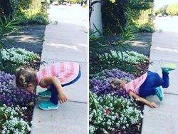 Aksi Bocah yang Terabadikan Kamera Bikin Ngakak