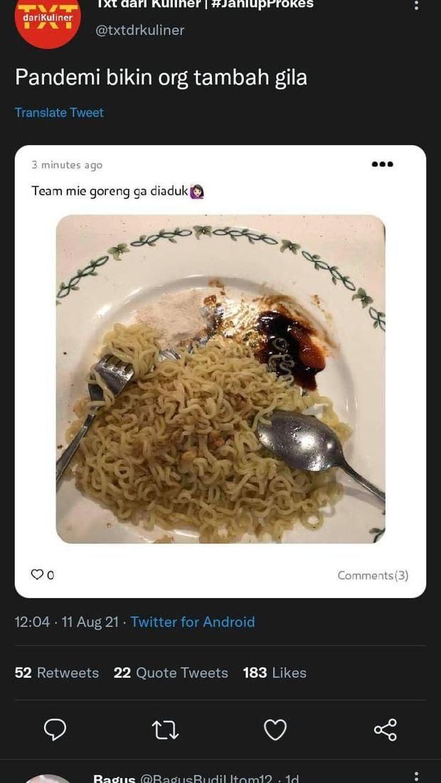 Makan Mie Instan Kuahnya Dipisah, Netizen: Melawan Takdir