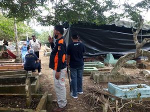 Momen Makam Diduga Korban Tewas Kerangkeng Bupati Langkat Dibongkar