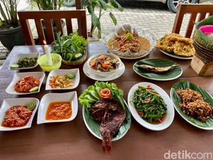 Raos Pisan! Di Saung H Amir Ada Pecak Gurame dan Sambal Ganja yang Bikin Nagih