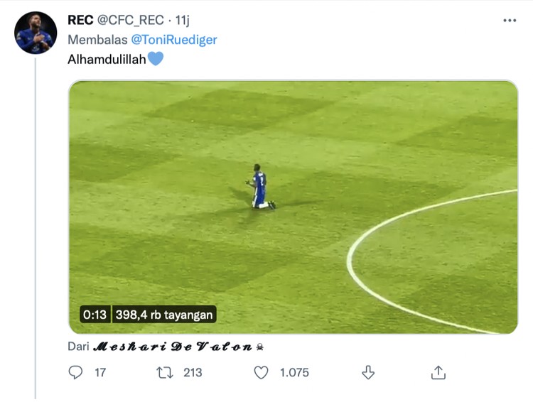Chelsea baru saja menjuarai Piala Dunia Antarklub hingga linimasa dipenuhi fans London Biru.