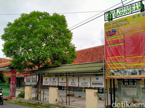 Desa Gadungan, Kecamatan Wedi, Kabupaten Klaten, Minggu (13/2/2022).