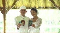 Beberapa hari waktu sebelum menikah, Aldico Sapardan sempat menjalani operasi di kepala. Foto: dok. Channell YouTube Melanie Putria