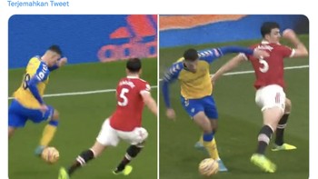 Surat keluhan netizen untuk Maguire yang berupa sindiran. Maguire sebenarnya bagus, dia hanya perlu pelatih yang akan menasihatinya untuk pensiun saja. Foto: Twitter