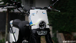 Ogah Pasaran! Suzuki Address Disulap Jadi Motor Flat Tracker