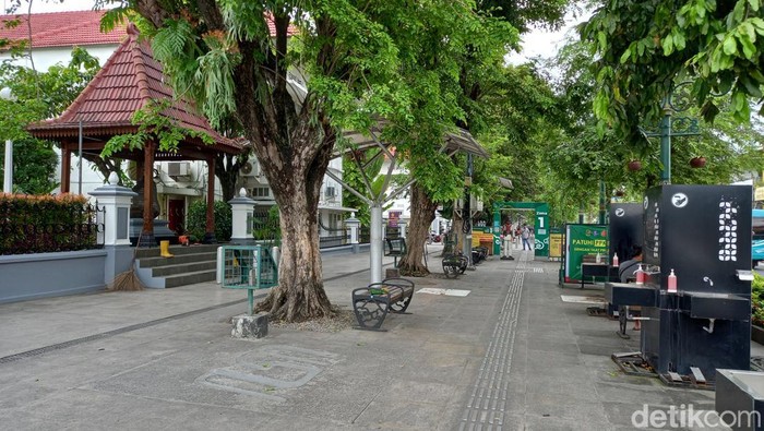 Penampakan Malioboro bebas PKL, Minggu (13/2/2022).