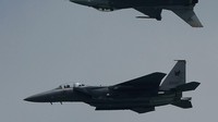 Sementara itu, bila rencana pembelian jet tempur F-15 resmi dilakukan oleh Indonesia, maka RI akan menjadi negara kedua di ASEAN yang memiliki jet tempur ini. Getty Images/Chris McGrath. 