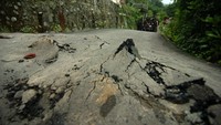 Menurut PMI Kabupaten Tegal, sebanyak 97 rumah rusak ringan dan berat akibat bencana tanah bergerak dalam sepekan terakhir di daerah tersebut.