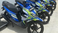 Kelima motor tersebut digunakan selama mereka melaksanakan tes pramusim dan balapan bulan Maret mendatang. Foto: Dok. Suzuki Indomobil Sales