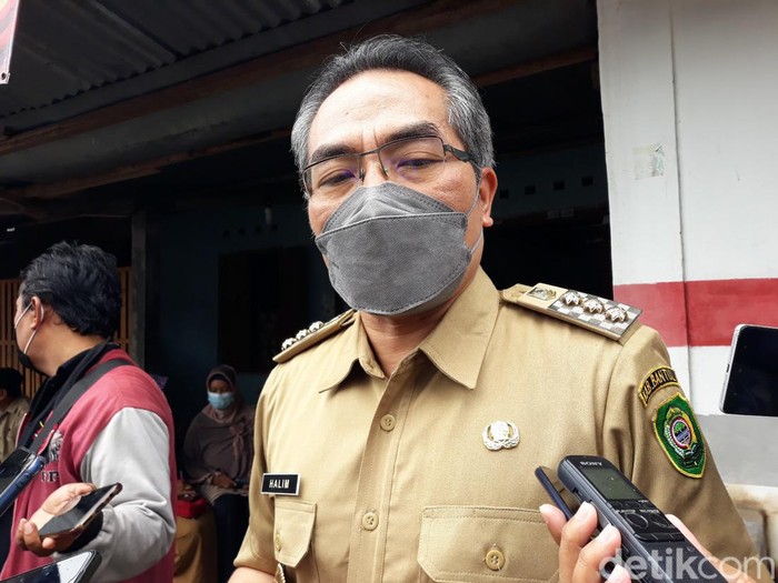 Bupati Bantul Abdul Halim Muslih, Senin (14/2/2022).