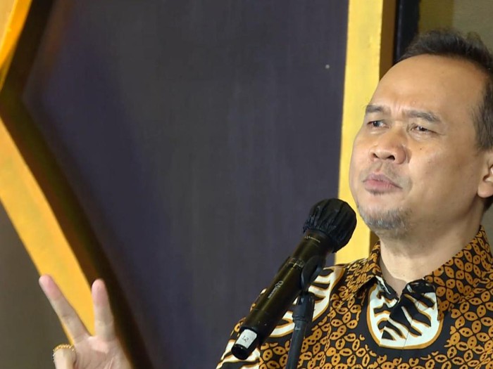 Cak Lontong dalam acara launching detikjatim