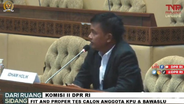 Calon Anggota KPU RI Idham Holik