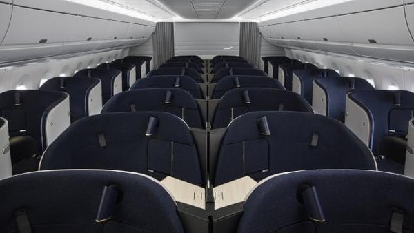 Kursi Airlounge Finnair yang baru, diresmikan pada hari Kamis memang sangat luas dan mengedepankan privasi, dengan batas selebar 1,3 meter melengkung memberikan penghalang bagi orang yang lewat.