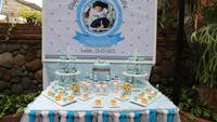 Pasangan yang menikah pada 2017 ini punya tiga anak yang selalu ikut seru saat kulineran. Termasuk ketika kumpul di momen tasyakuran aqiqah anak ketiganya, King Zhafi Zayyan Slofa.  Foto: Instagram @sonnyseptian