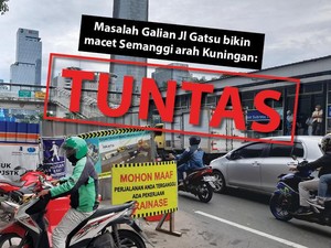 detikcom Do Your Magic: Before-After Penyelesaian Galian Jl Gatsu Jaksel