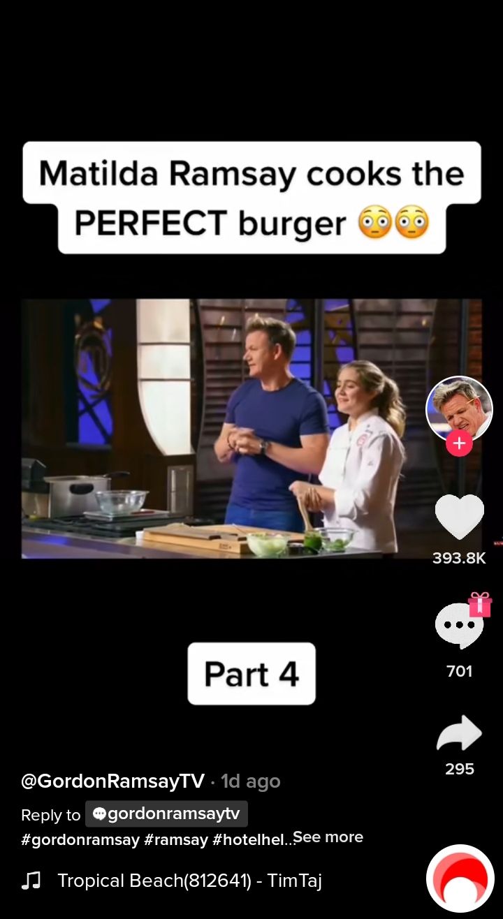 Putri Gordon Ramsay, Matilda Ramsay, Unjuk Gigi Masak Burger di MasterChef