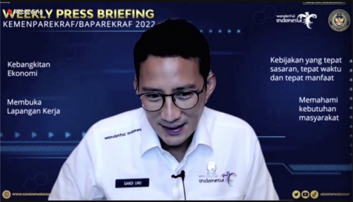 Menparekraf Sandiaga Uno