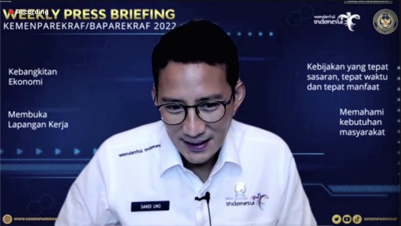 Menparekraf Sandiaga Uno Menparekraf Sandiaga Uno