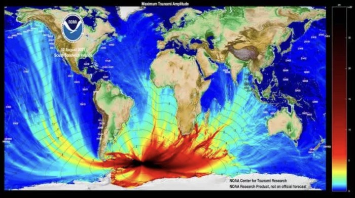 Gempa besar tidak terdeteksi bikin tsunami sejauh 10.000 km.